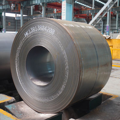 Superficie nera HRC A36 S400 SS400 S355J Q195 Q235B bobina di acciaio al carbonio per la fabbricazione e la produzione