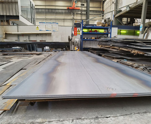 800-1500 mm di larghezza Piastre di acciaio al carbonio laminate a caldo A36 Ss400 Q235 Q355 Q345 1 mm 2 mm 3 mm di spessore per la lavorazione del decollaggio