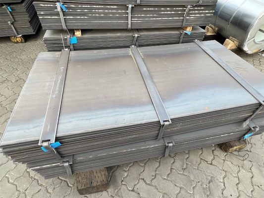 800-1500 mm di larghezza Piastre di acciaio al carbonio laminate a caldo A36 Ss400 Q235 Q355 Q345 1 mm 2 mm 3 mm di spessore per la lavorazione del decollaggio