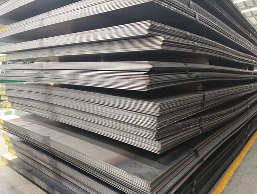 ASTM Standard Q345 Ss400 A36 Piastra di acciaio 5mm 6mm 9mm hrc Ms Piastra di acciaio caldo laminato a carbonio per applicazioni di resistenza