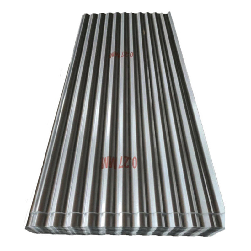 ASTM A653 G550 G350 CGCC SGCC DX51D DX52D Servizio di lavorazione di lamiere corrugate per tetti per tetti su misura