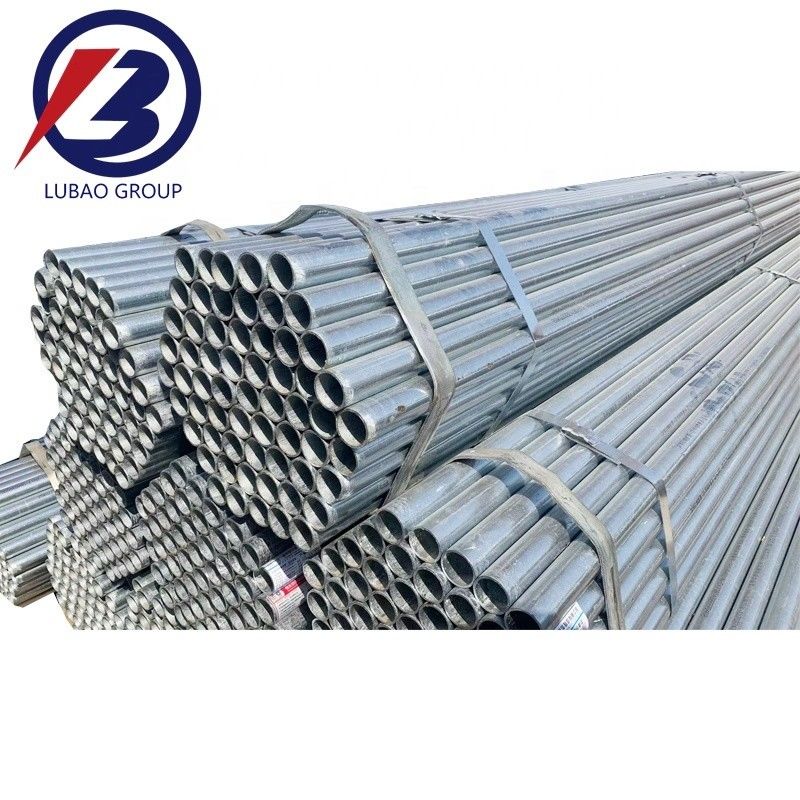 1.2-20mm Carbon Round welded Galvanized Steel Pipe for Greenhouse con tecnologia laminata a caldo e certificazione ISO9001