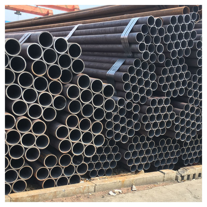 ASTM A252 A36 Q235 Q345 Q235B diametro 219-3048mm spessore a parete 5-30mm Tubi in acciaio saldato a cucitura retta per tubi rotondi