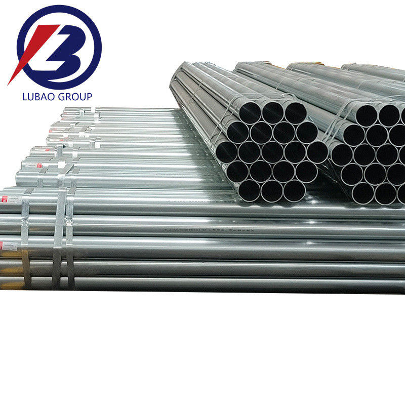 Tubo di acciaio galvanizzato non legato per la costruzione in serra Servizio di saldatura GI Tubo di zinco 80 g 6/12 metri Lunghezza standard