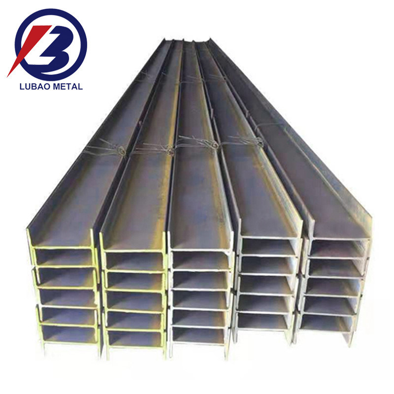 Lunghezza 6-12m ASTM H Beam Steel Structural Nuovamente prodotto H Beams laminati a caldo di acciaio per H Beam Flange Spessore 8mm 64mm