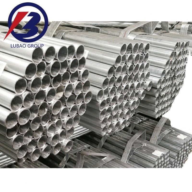 Servizio di lavorazione del decollaggio grande inventario tubo di acciaio galvanizzato DC01 SPCC SGCC AISI ASTM DX51D 6.4M lunghezza