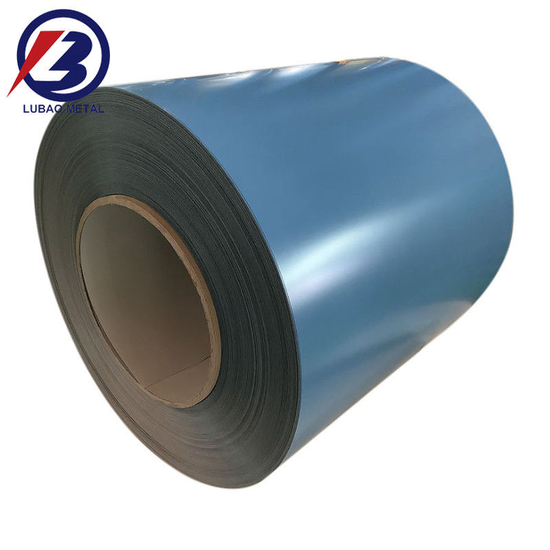 Coil in acciaio rivestito a colori Pre-dipinto PPGI 0,4 mm-0,25 mm Spessore foglio di copertura Fabbricazione con pioggia acida e resistenza ai raggi UV