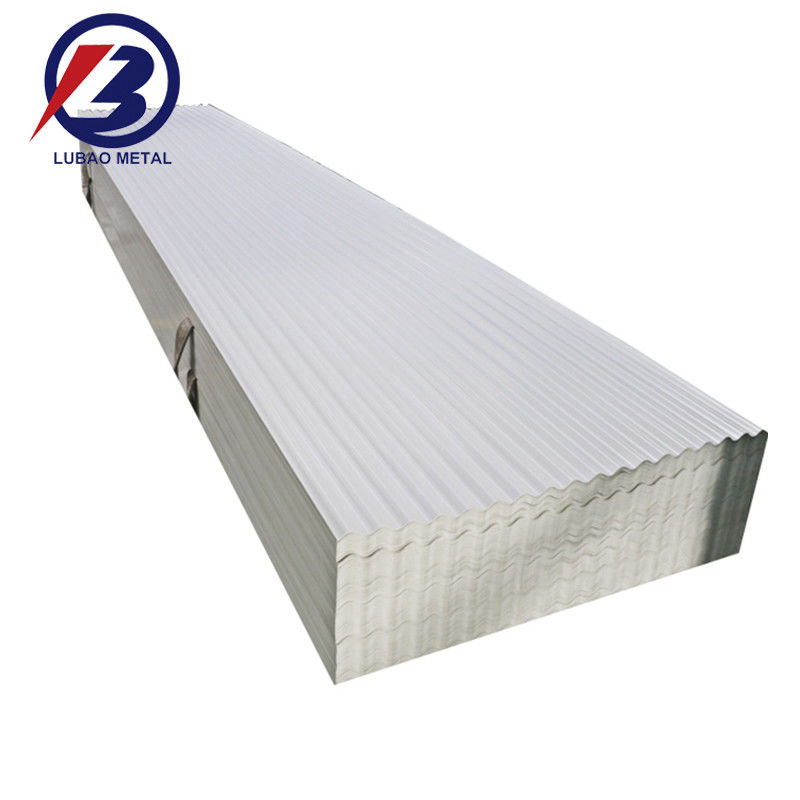 Carta di copertura galvanizzata Larghezza 750 mm-1050 mm Rivestita di colore Dipinta PPGI per la piastra di materiale per il tetto