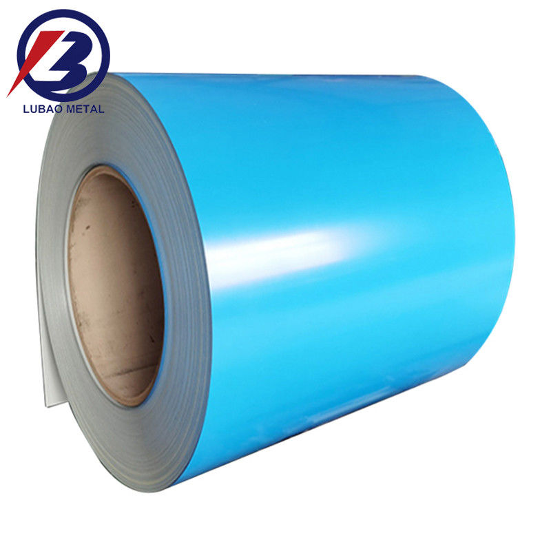Spessore 0,28-1,6 mm DX51D Color Coated Galvanized Steel Coil Customized Lcoated Steel Coil in RAL Color PPGL PPGI Coils
