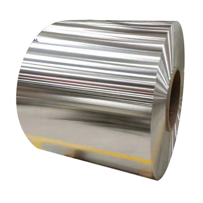 Coil di alluminio Superficie d'argento 3003 coil di alluminio 4047 foglio di alluminio rotolo rivestito Foglio di alluminio tecnica laminata a freddo