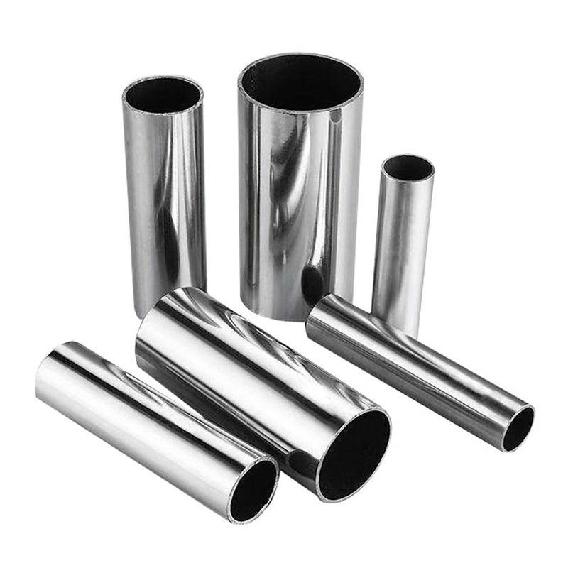Tubo rotondo in acciaio inossidabile 201 202 301 304 304L 321 316 316L 410 409 430 per diverse forme e dimensioni personalizzate