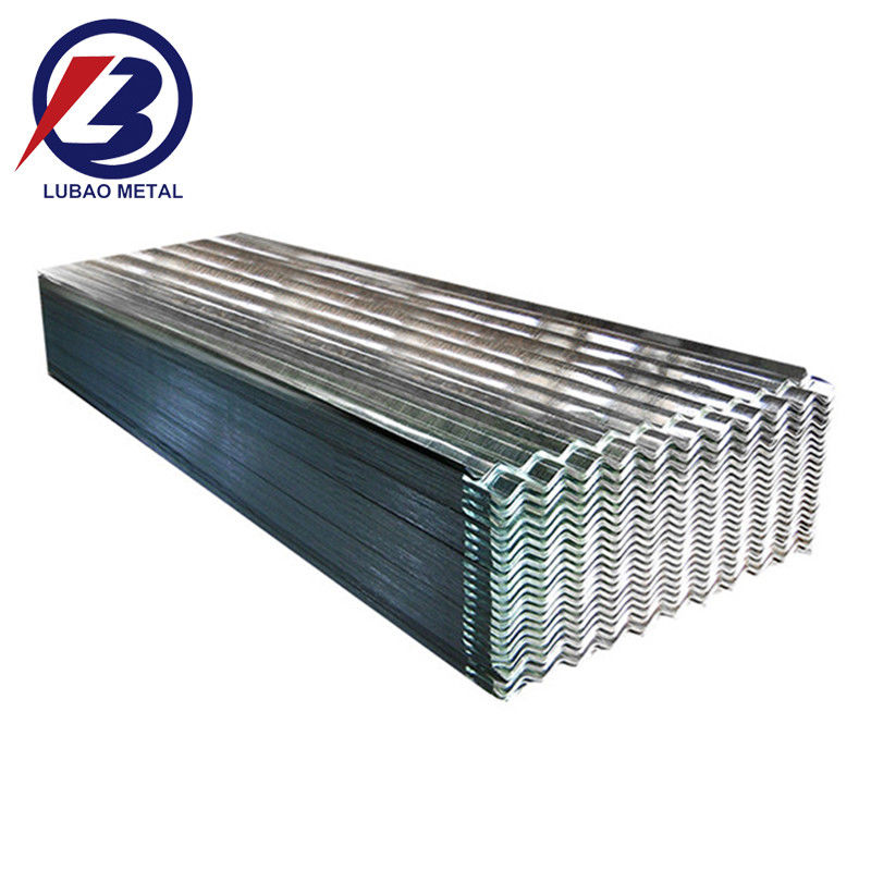 Spessore 0,12-0,35 mm DX51d SGCC GI Piastre ondulate galvanizzate Piastre ondulate di zinco