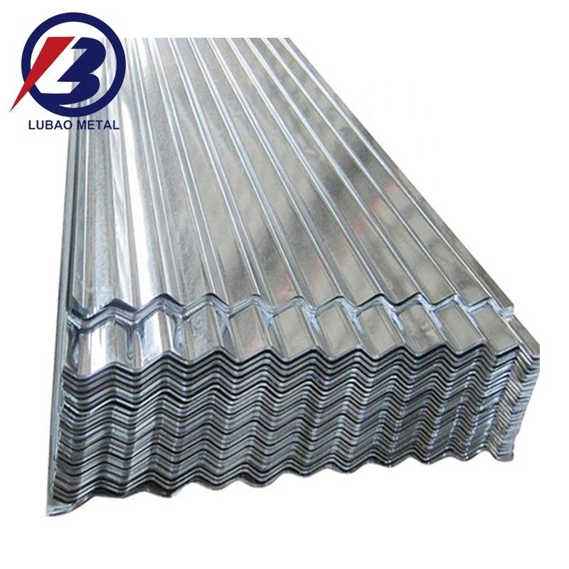 0.1-1mm Spessore DX51D GI Piastre ondulate galvanizzate Piastre ondulate di zinco per il servizio di lavorazione a foratura