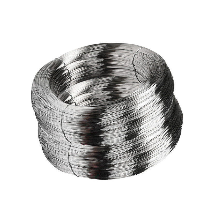 Filato di acciaio inossidabile AISI 304 304L 316 410 personalizzabile con elevata resistenza alla trazione e ricottura da 0,1 mm