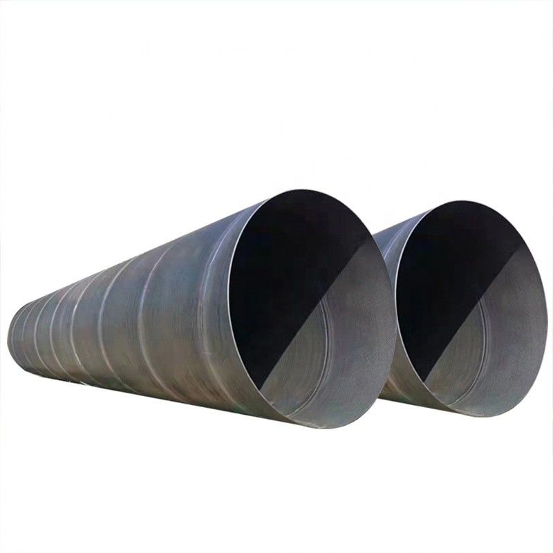 Servizio di perforazione A53 Tubo di acciaio al carbonio nero spirale saldato tubo rotondo saldato con fatturazione per peso effettivo