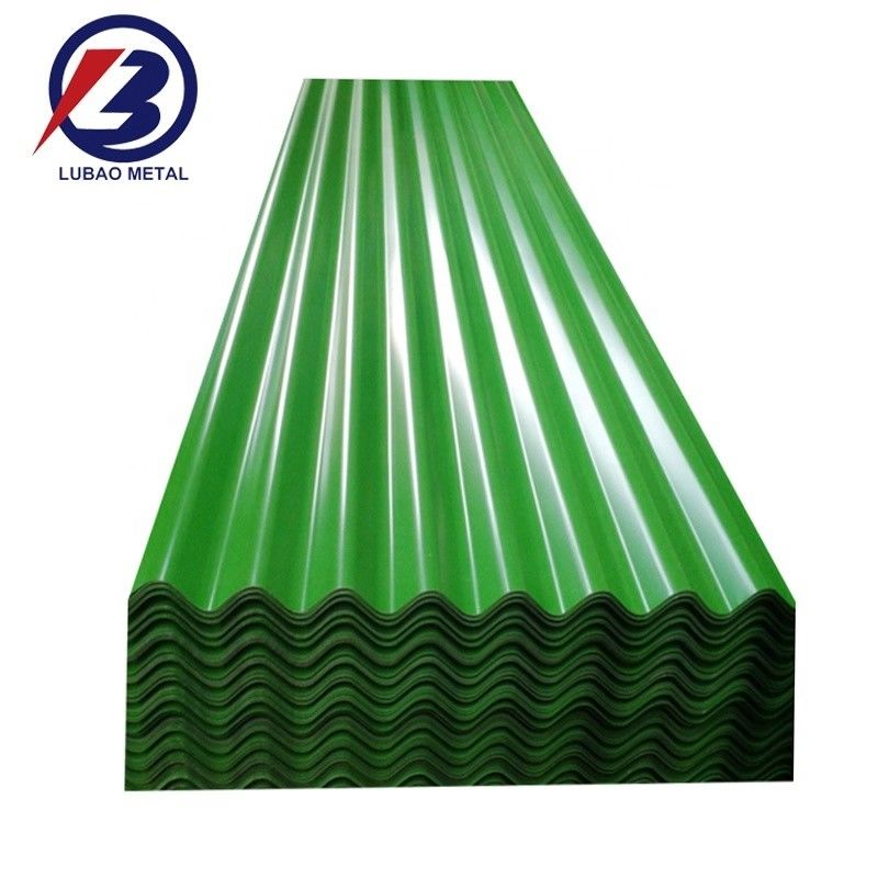 30-275 g/m2 Piastrelle di tetto preverniciate Galvalume Ppgi Zinco GI lamiera di acciaio galvanizzato ondulato con servizio di lavorazione del saldatore