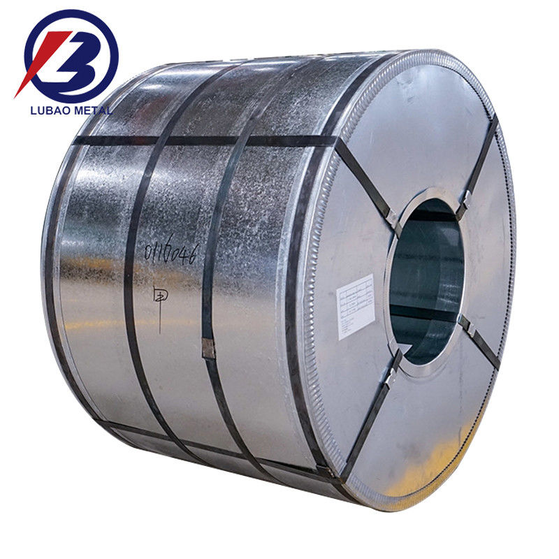 Coil galvanizzati immersi a caldo Z180 DX51D Coil di acciaio galvanum da 0,12-0,6 mm GI Rivestimento di zinco per il tetto con ID di bobina da 508/610 mm