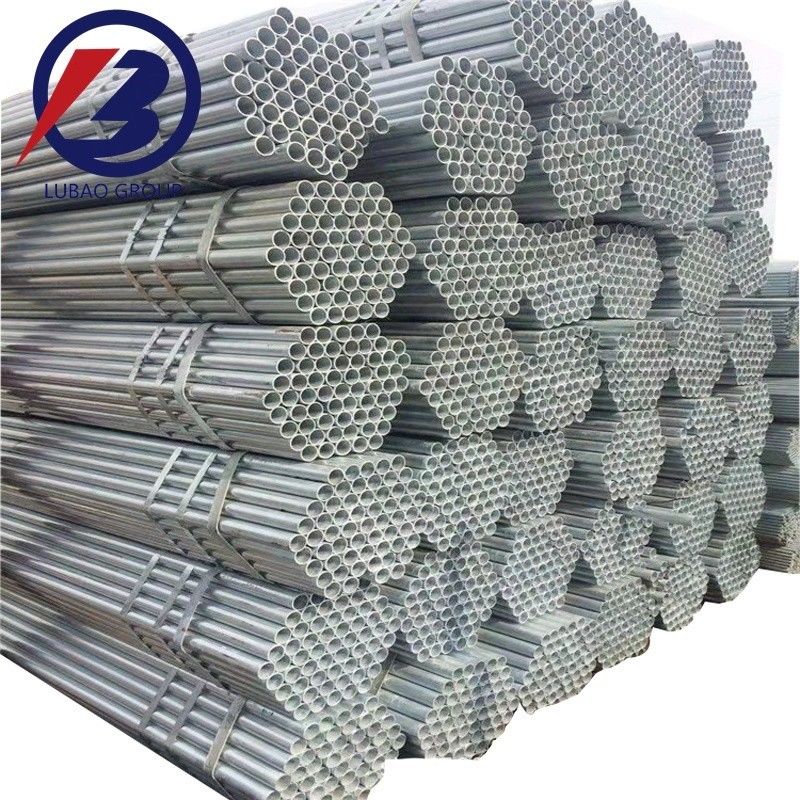Tubo di acciaio galvanizzato personalizzato per materiali da costruzione resistente rivestito di zinco 200-700 g/mq ASTM Standard Long-lasting