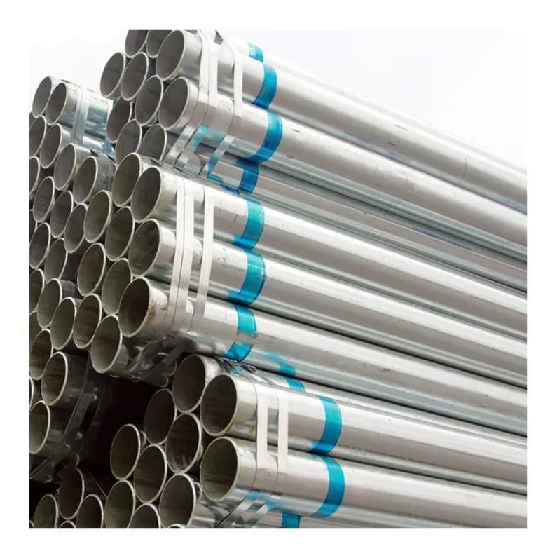 Tubo galvanizzato a parete spessa Tubo galvanizzato a misura per piede Tubo in acciaio senza cuciture rotondo