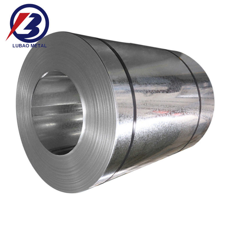 Mediamente dure bobine di acciaio galvanizzato 0.12mm-4.0mm spessore personalizzato 600mm-1500mm larghezza grande spangle Z30-275g in rotolo / bobina