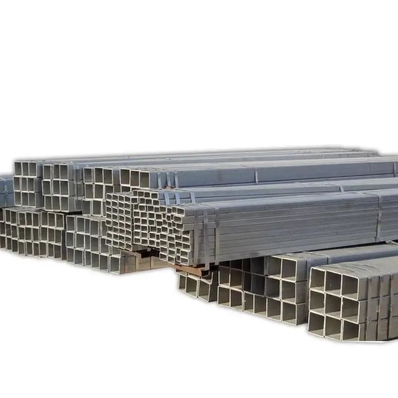 4x4 Inch Heavy-Duty Pre-galvanizzato quadrati tubi di acciaio di grado di acciaio 0,7 mm strato di zinco per tubo di fluido industriale