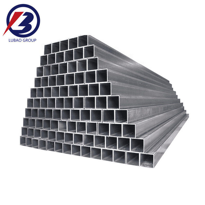 Tubi quadrati galvanizzati laminati a caldo per la costruzione di edifici ASTM Tubo strutturale 2.5x2.5 Grado BS1387/GB/T13793-2001