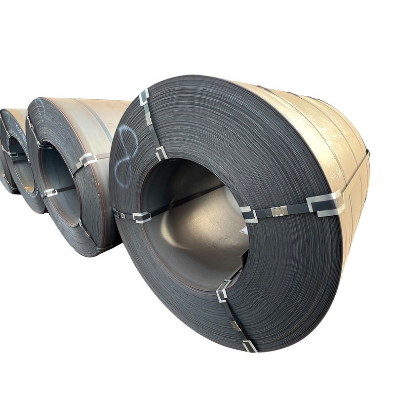 GB Standard S235jr S355jr SAE1006 Q235b SS400 Acciaio ad alto tenore di carbonio bobina di strisce di acciaio laminata a caldo 65mn per materiale da costruzione
