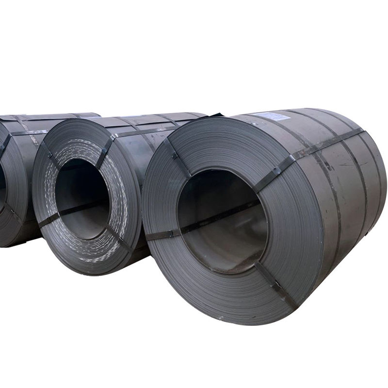 Superficie nera HRC A36 S400 SS400 S355J Q195 Q235B bobina di acciaio al carbonio per la fabbricazione e la produzione
