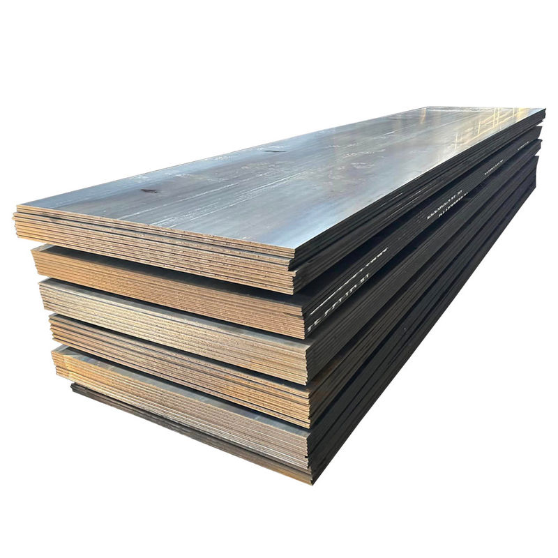 ASTM Standard Q345 Ss400 A36 Piastra di acciaio 5mm 6mm 9mm hrc Ms Piastra di acciaio caldo laminato a carbonio per applicazioni di resistenza